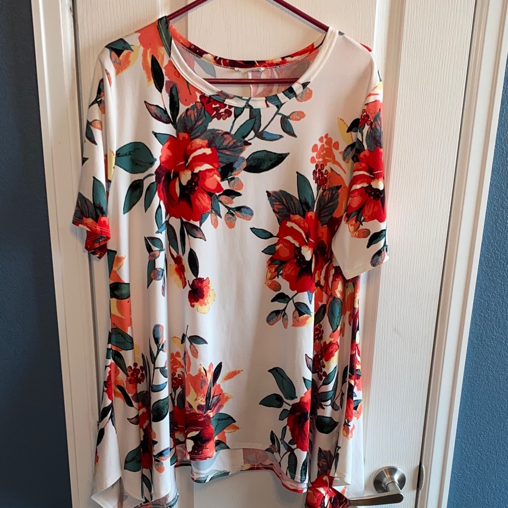 Floral Print Women's Top